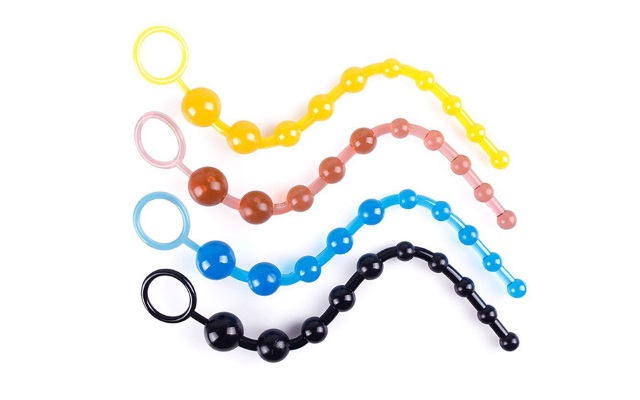 Anal beads in various colors There are many shapes and sizes to choose from at 199SEX