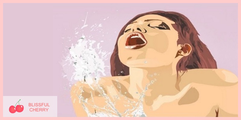 Squirting is the ultimate orgasm for women Artwork of woman squirting