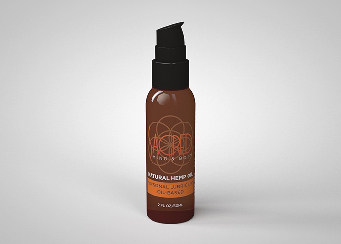 Example of Oil-Based Lube Bottle of oil-based lube