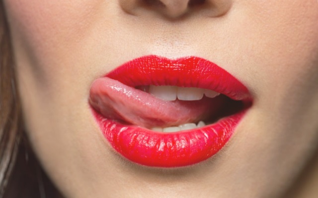 woman licking her lips close up Sprinklers resemble what squirting looks like